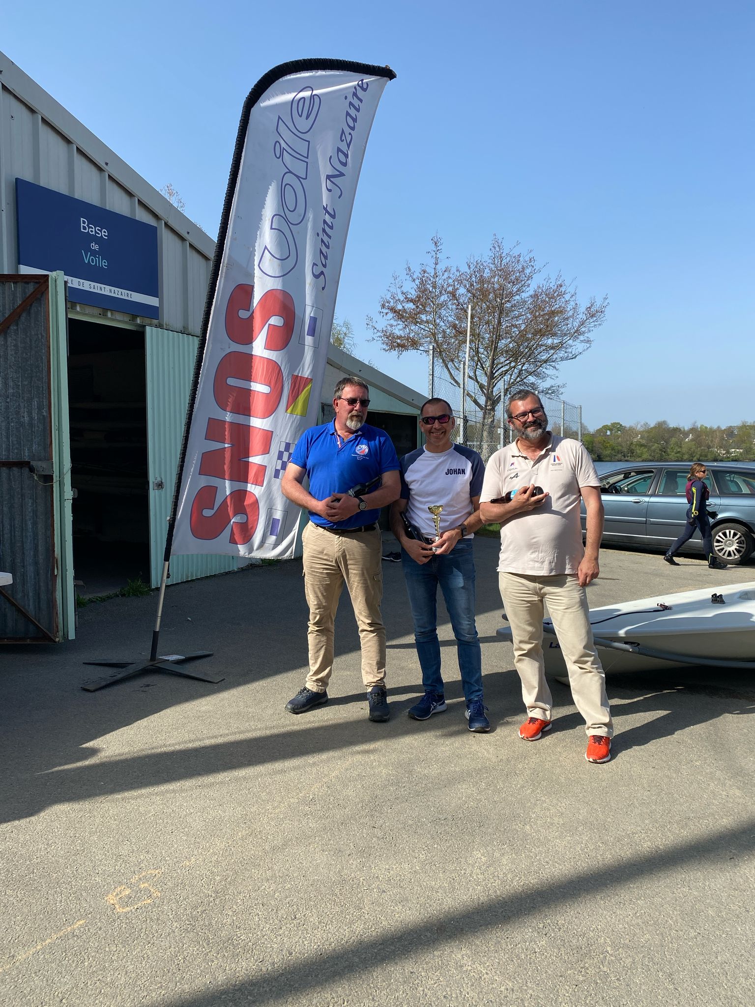 Belle journée ensoleillée au bois JOALLAND à St Naz’ où Johan POULAIN remporte la régate de 10R…